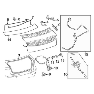 Toyota OE - Trunk Lid - Lid & Components