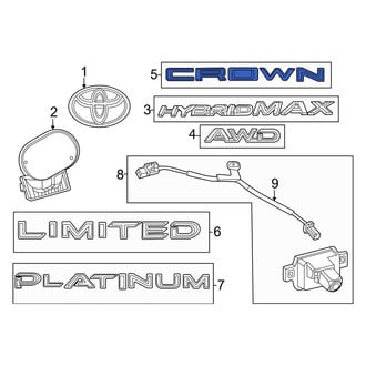 Toyota OE - Rear Deck Lid Emblem
