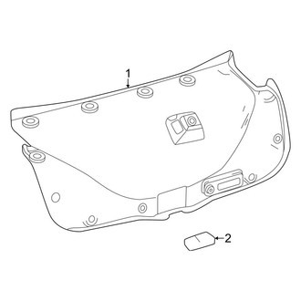 Toyota OE - Trunk Lid - Interior Trim