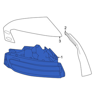Toyota OE - Rear Left Outer Tail Light Assembly