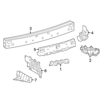 Toyota OE - Rear Bumper - Bumper & Components (Mount Components)
