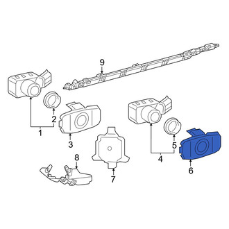Toyota OE - Front Outer Parking Aid Sensor Housing