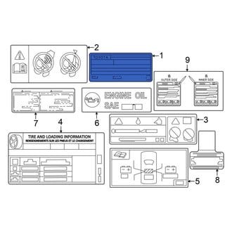 Toyota OE - Emission Label
