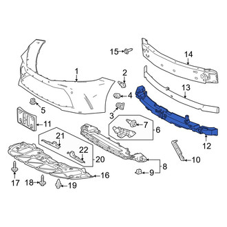 Toyota OE - Front Upper Bumper Impact Absorber