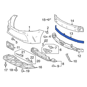 Toyota OE - Front Center Bumper Impact Absorber