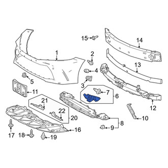 Toyota OE - Front Left Bumper Guide