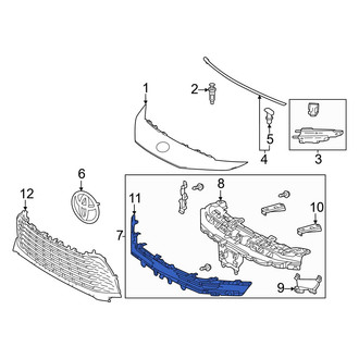 Toyota OE - Front Lower Grille