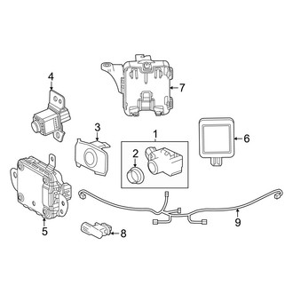 Toyota OE - Front Bumper & Grille - Electrical Components
