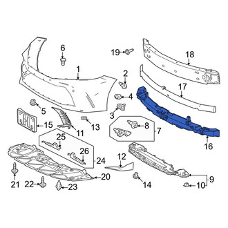 Toyota OE - Front Upper Bumper Impact Absorber