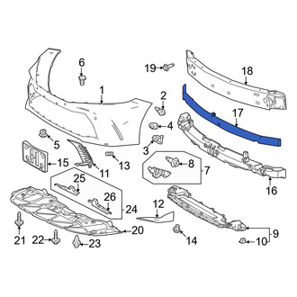 Toyota OE - Front Center Bumper Impact Absorber