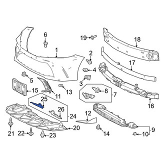 Toyota OE - Front Right Fender Liner Extension