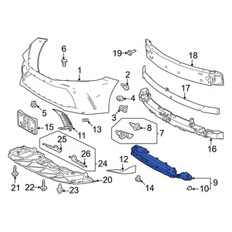 Toyota OE - Front Lower Bumper Impact Absorber