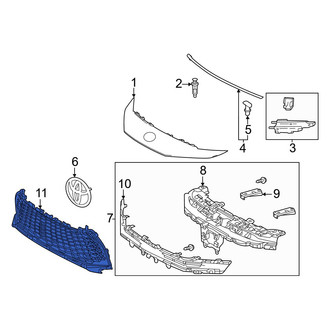 Toyota OE - Front Lower Grille