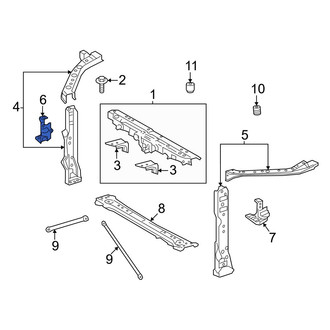 Toyota OE - Right Radiator Support Side Panel Bracket