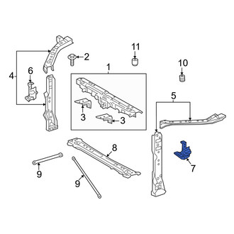 Toyota OE - Left Radiator Support Side Panel Bracket