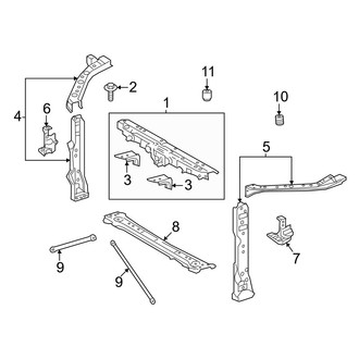 Toyota OE - Radiator Support