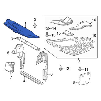 Toyota OE - Front Radiator Support Access Cover