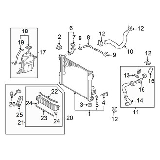 Toyota OE - Cooling - Radiator & Components (Radiator & Hoses)