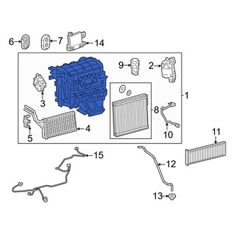 Toyota OE - HVAC Unit Case Assembly