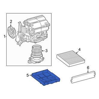 Toyota OE - Cabin Air Filter Case