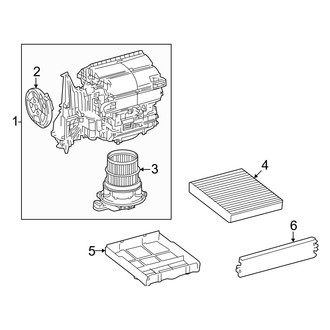 Toyota OE - Air Conditioner & Heater - Blower Motor & Fan