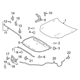 Toyota OE - Hood & Components