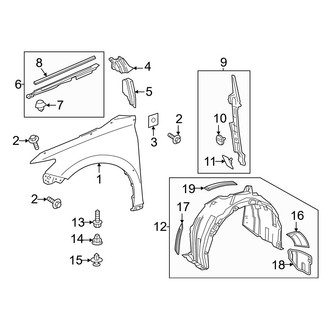 Toyota OE - Fender & Components