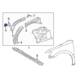Toyota OE - Front Left Fender Bracket