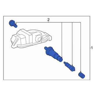 Toyota OE - Tire Pressure Monitoring System (TPMS) Sensor Service Kit