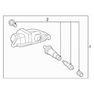 Toyota OE - Electrical - Tire Pressure Monitor Components