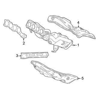 Toyota OE - Exhaust System - Manifold