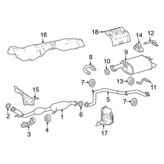 Toyota OE - Exhaust System - Exhaust Components