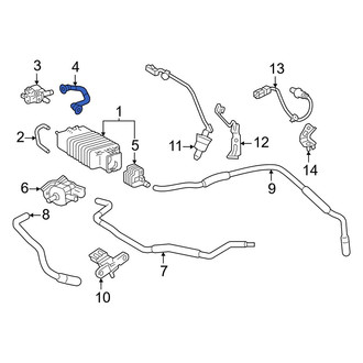 Toyota OE - Evaporative Emissions System Lines