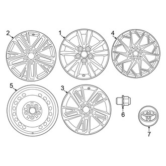 Toyota OE - Wheels - Covers & Trim