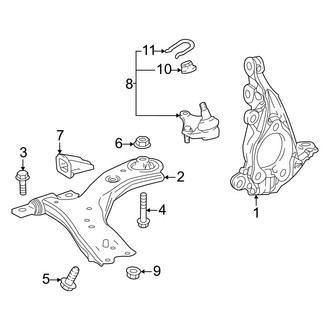 Toyota OE - Front Suspension - Suspension Components