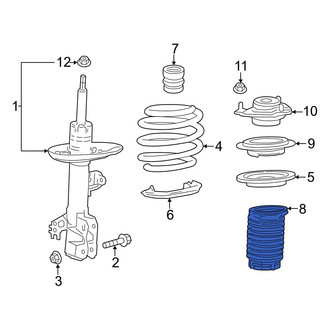 Toyota OE - Front Suspension Strut Bellows