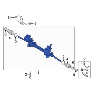 Toyota OE - Rack and Pinion Assembly