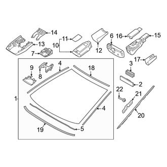 Toyota OE - Windshield - Glass