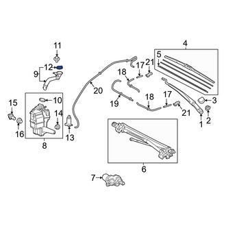 Toyota OE - Front Washer Fluid Reservoir Cap