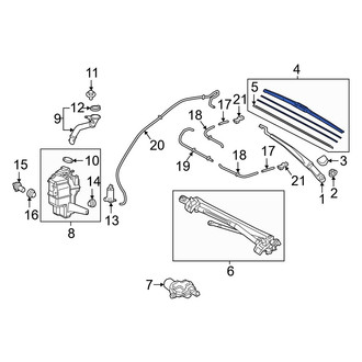 Toyota OE - Left Wiper Blade