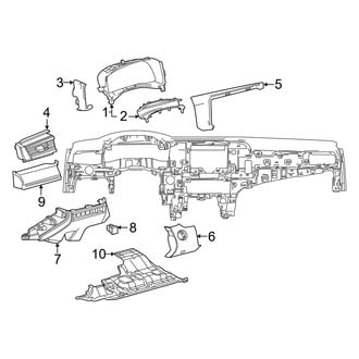 Toyota OE - Instrument Panel Components (Driver Side)