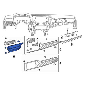 Toyota OE - Center Upper Instrument Panel Bezel