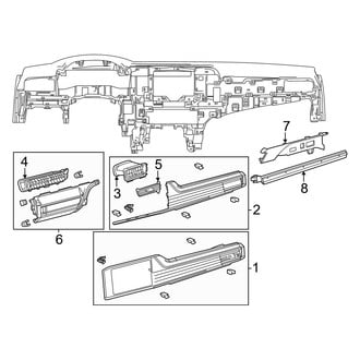 Toyota OE - Instrument Panel Components (Center)