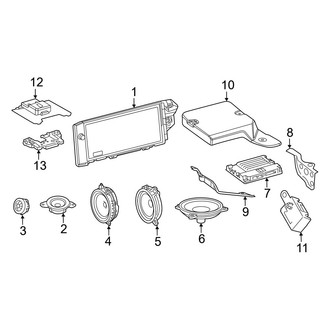 Toyota OE - Instrument Panel - Sound System