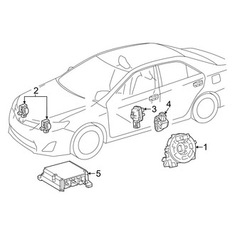 Toyota OE - Restraint Systems - Air Bag Components (Modules & Sensors)