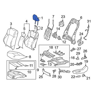 Toyota OE - Front Left Headrest