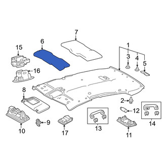 Toyota OE - Front Roof Insulator