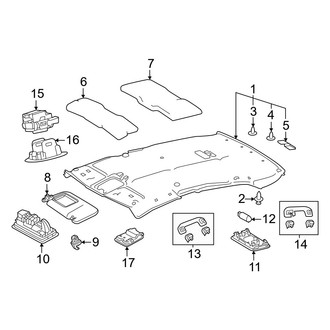 Toyota OE - Roof - Interior Trim (Standard Roof)