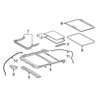 Toyota OE - Front Sunroof Drain Hose
