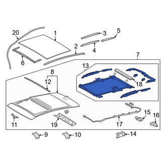 Toyota OE - Sunroof Frame